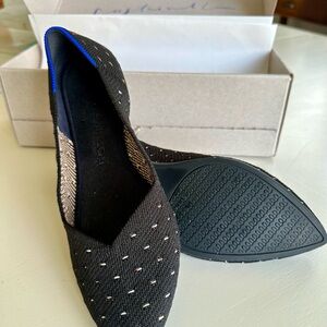 Rothy’s Point flat - Ivory Dot print